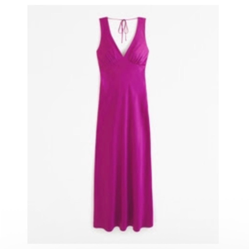 Slip / Plunge Cowl-Back Maxi Dress